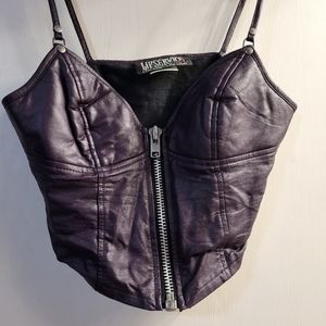 Vintage Lip Service Leather Tank Top